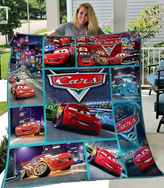 DN Cars Blanket Cars McQueen Scene Red 3d Blanket