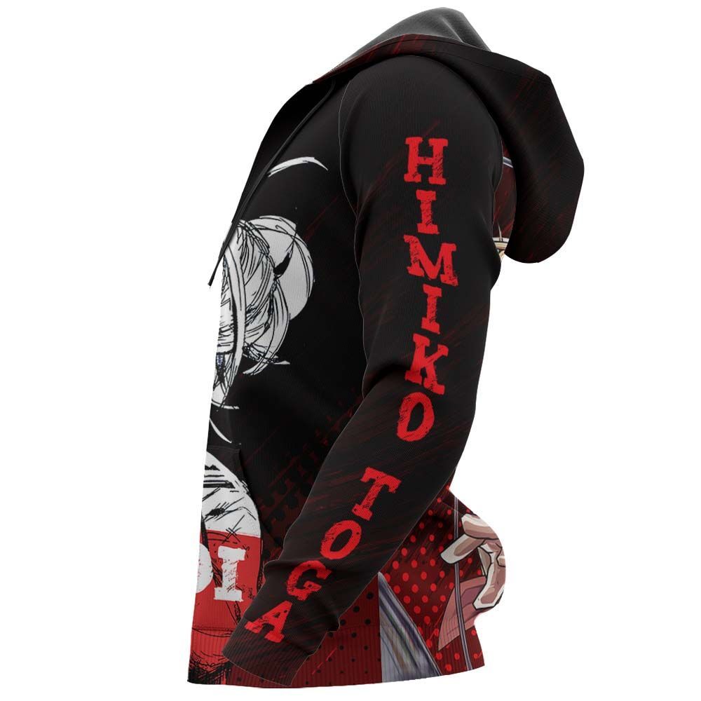  My Hero Academia Hoodie Himiko Toga Sugoi Villian Black Red Hoodie Adult Full Print