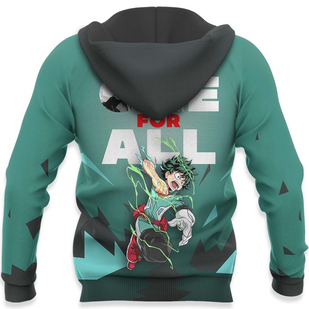  My Hero Academia Hoodie Izuku Midoriya One For All Hoodie Adult Full Print