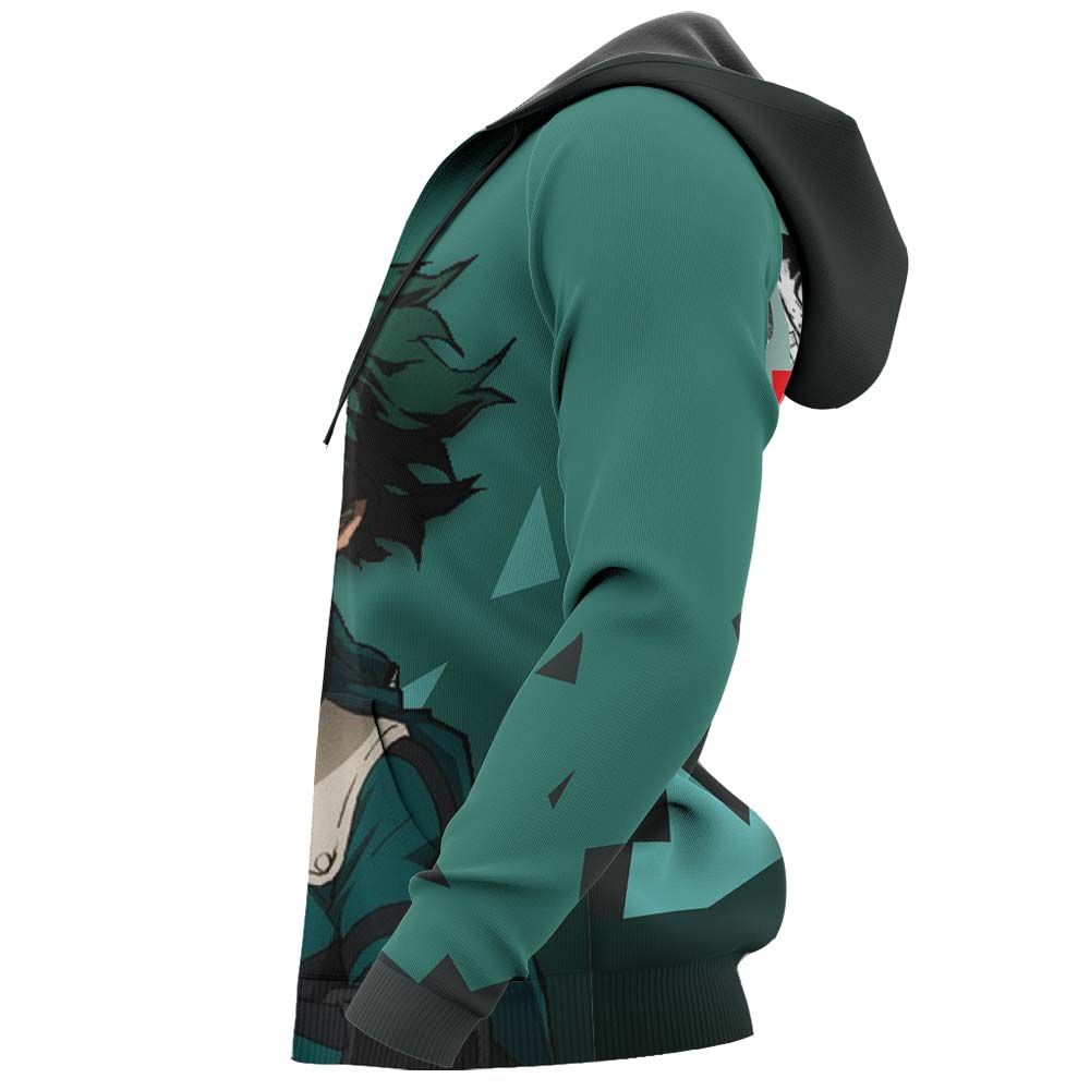  My Hero Academia Hoodie Izuku Midoriya One For All Hoodie Adult Full Print