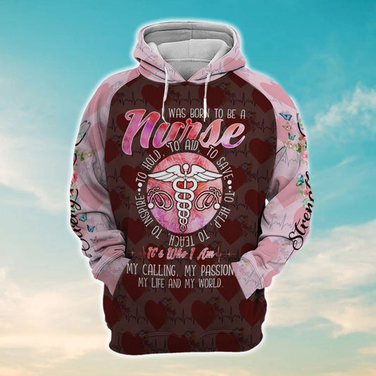 Unifinz Nurse Hoodie Strength My Calling My Passion My Life And My World Hoodie Nurse Apparel 2022