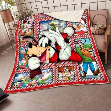 DN Christmas Blanket Goofy Christmas 3d Blanket