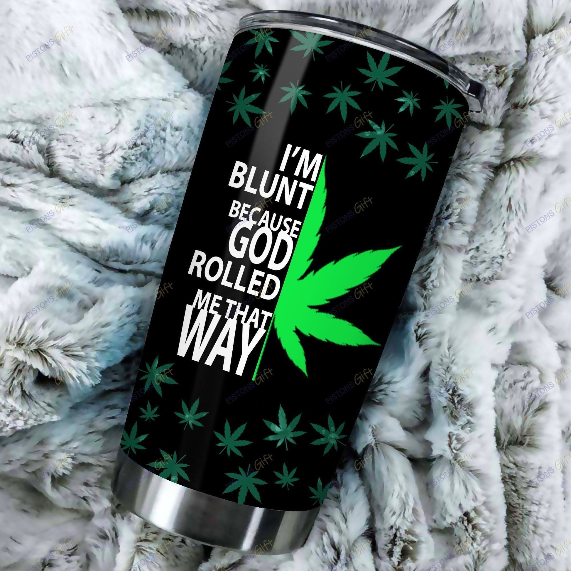 Unifinz Father Tumbler 20 oz I'm Blunt Because God Rolled Me That Way Tumbler Cup 20 oz Father Travel Cup 2022