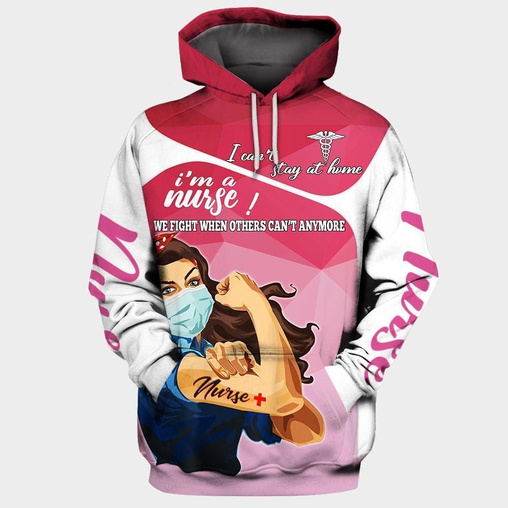 Unifinz Nurse Hoodie Registered Nurse We Fight When Other Can't Anymore Hoodie Nurse Apparel 2022