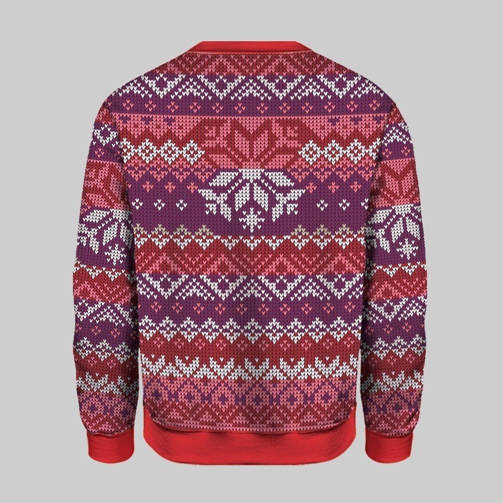 Llama Christmas Sweater Santa Riding Llama Fa La La La Llama Ugly Sweater