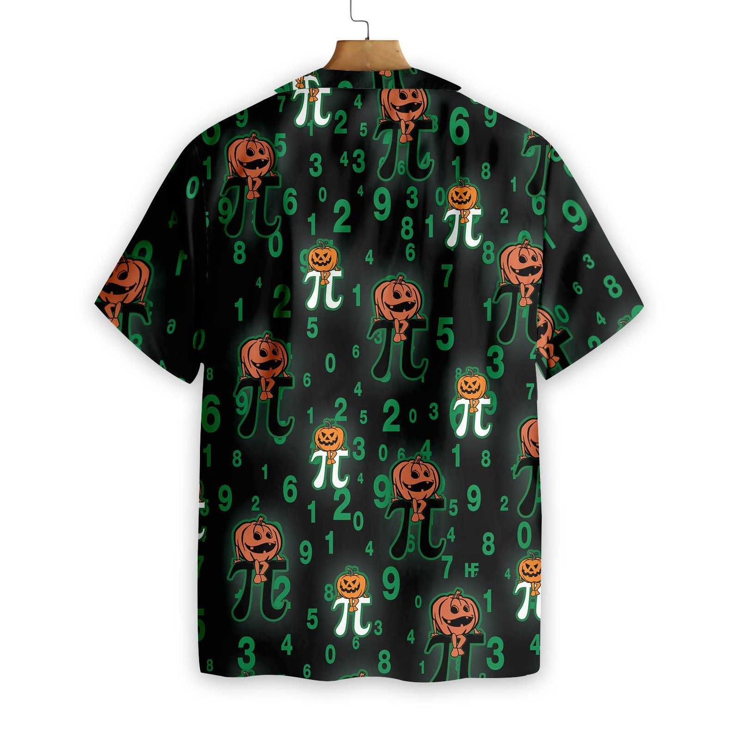 Math Hawaii Shirt Math Pi Day Pumpkin Black Aloha Shirt Math Shirt