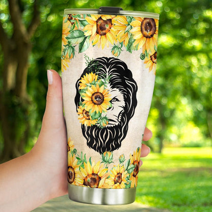 Unifinz Bigfoot Sunflower Tumbler Bigfoot To Have A Great Day Laugh Love Live Tumbler Cup 2022