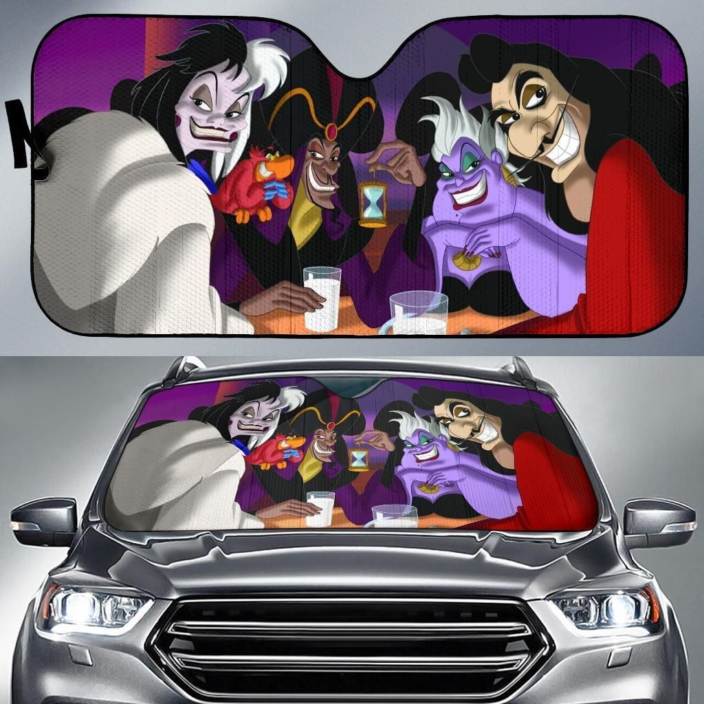  DN Windshield Sun Shade DN Villains Party Car Sun Shade