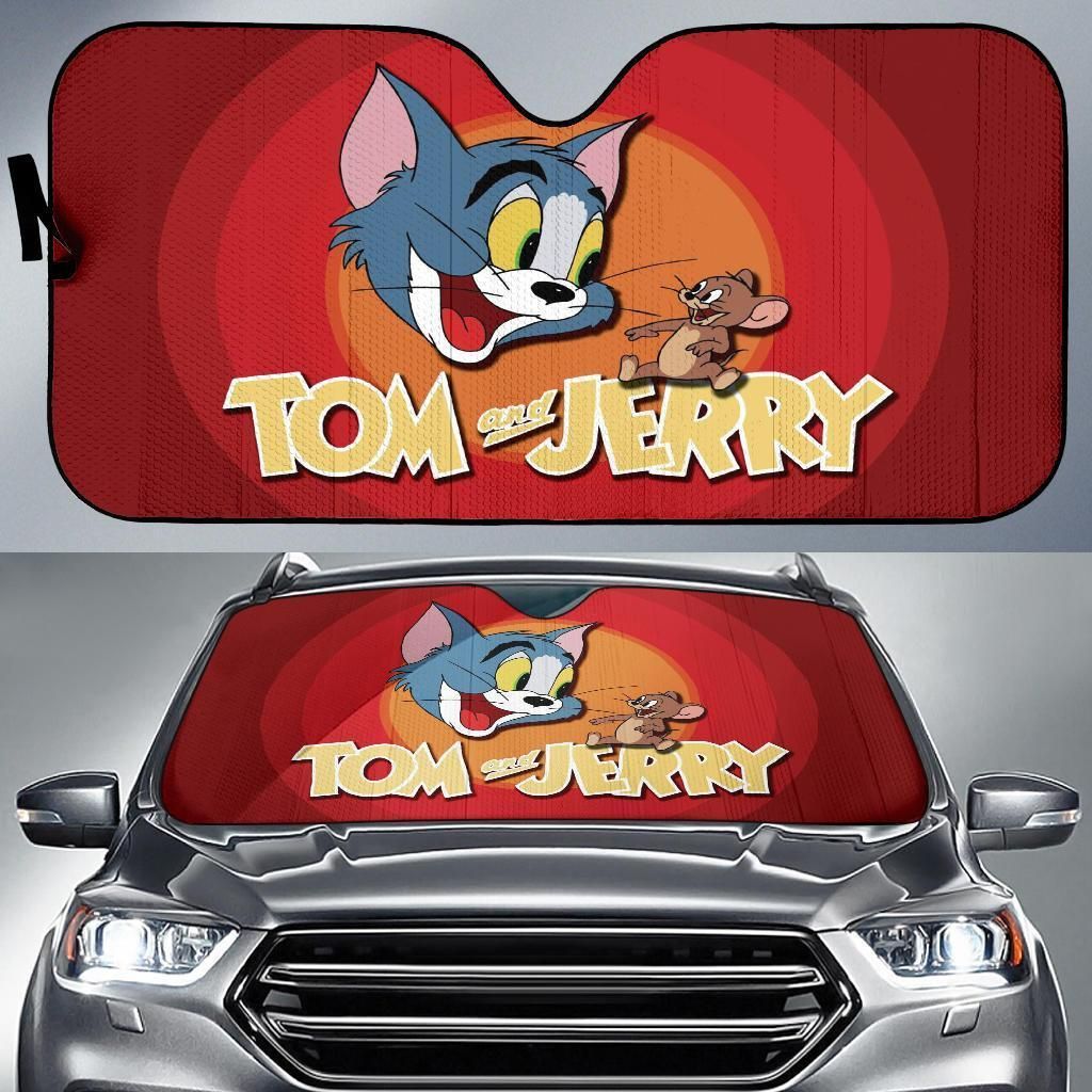  Tom And Jerry Car Sun Shade Tom And Jerry Show Windshield Sun Shade