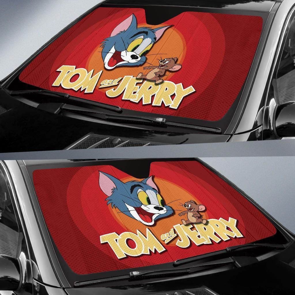  Tom And Jerry Car Sun Shade Tom And Jerry Show Windshield Sun Shade