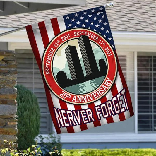 Patriot Day House Flag September 11th Flags September 11th 2001 Never Forget 20th Anniversary Red House Flag