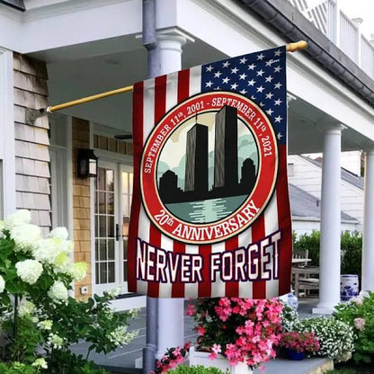 Patriot Day House Flag September 11th Flags September 11th 2001 Never Forget 20th Anniversary Red House Flag