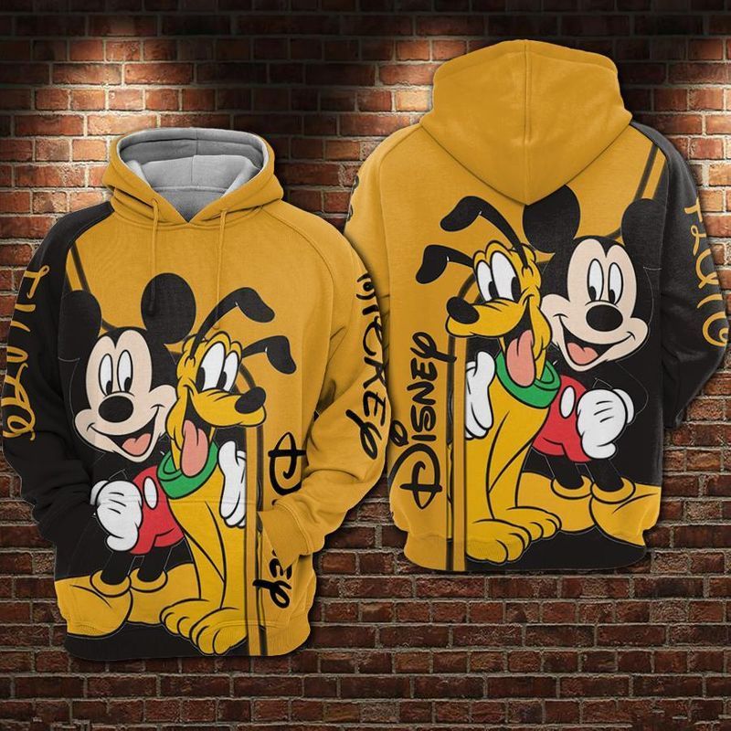 DN Hoodie MM Hoodie MM And Pluto Yellow Black Hoodie