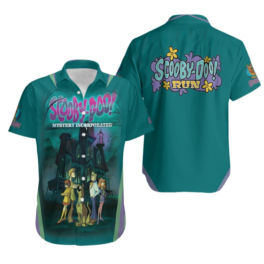 Unifinz Scooby-Doo Hawaiian Shirt Scooby-Doo Run Mystery Incorporated Hawaii Shirt Cute Scooby-Doo Aloha Shirt 2022
