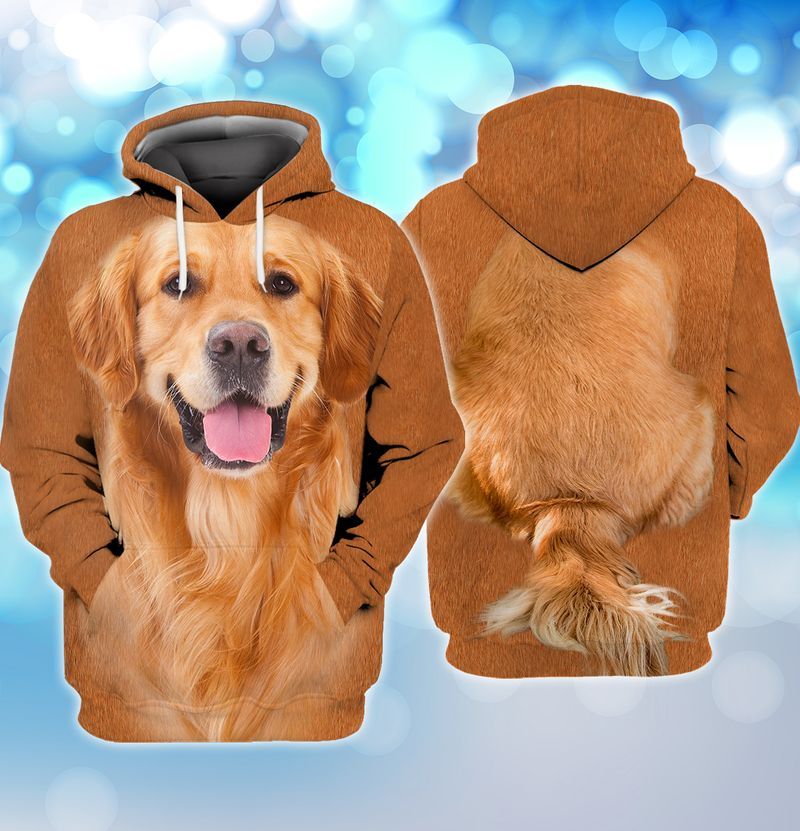 Dog Golden Retriever Hoodie Golden Retriever Lover Custome Hoodie