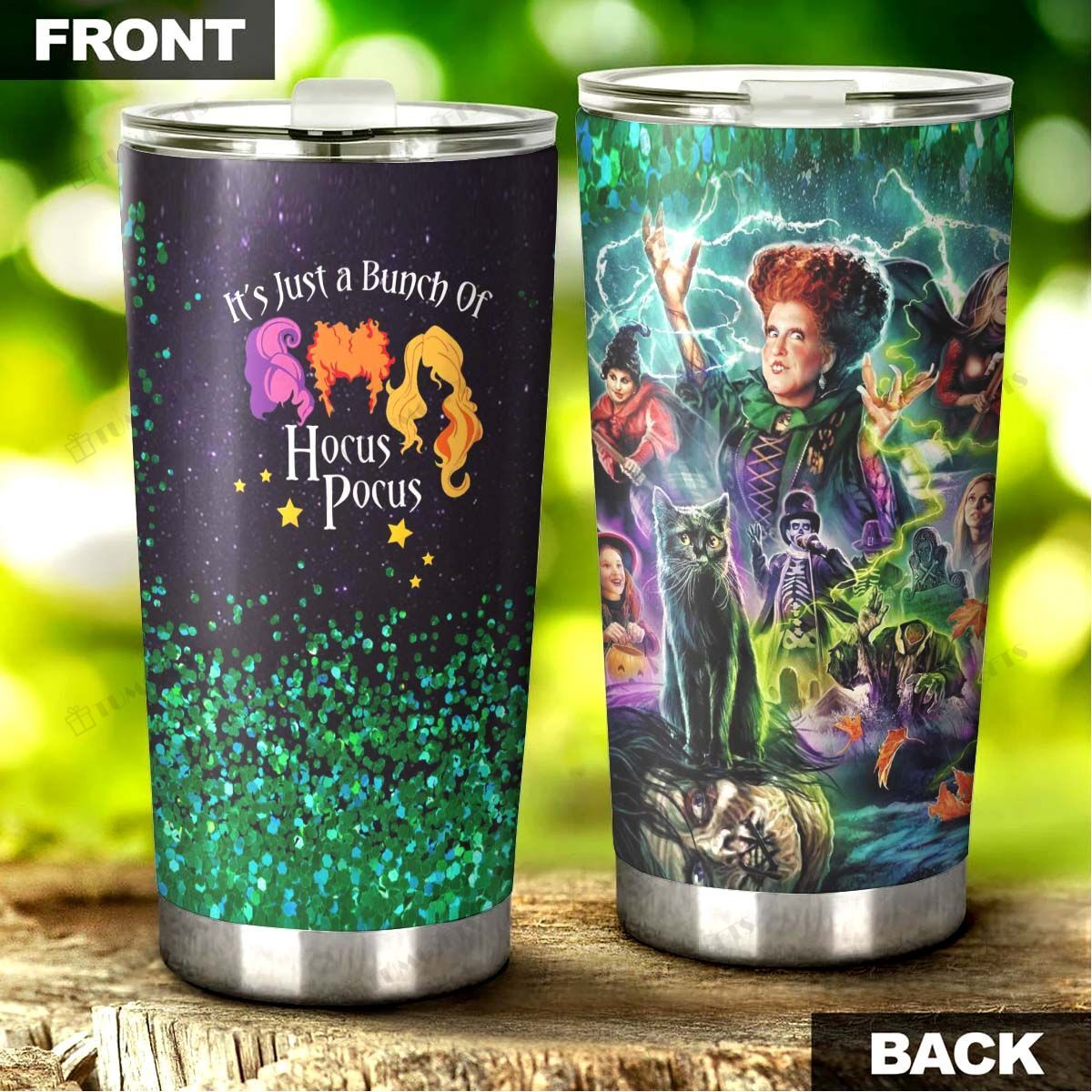 Hocus Pocus Tumbler 20 Oz It's Just A Bunch Of Hocus Pocus Tumbler Cup 20 Oz Halloween Tumbler