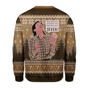 Friends Christmas Sweater Friends Seven Brown Ugly Sweater