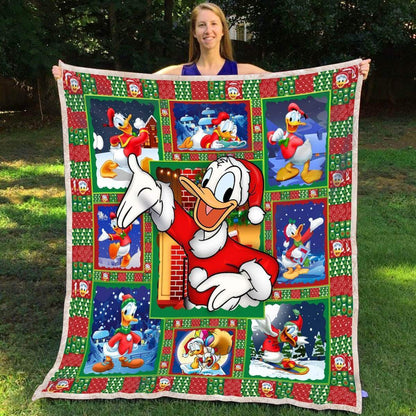 DN Christmas Blanket Donald Duck Christmas Blanket