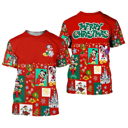 DN Christmas Shirt MK Christmas Spirit Pattern Red Hoodie DN Christmas Hoodie