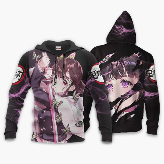 Demon Slayer Hoodie Kanao Tsuyuri Black Hoodie