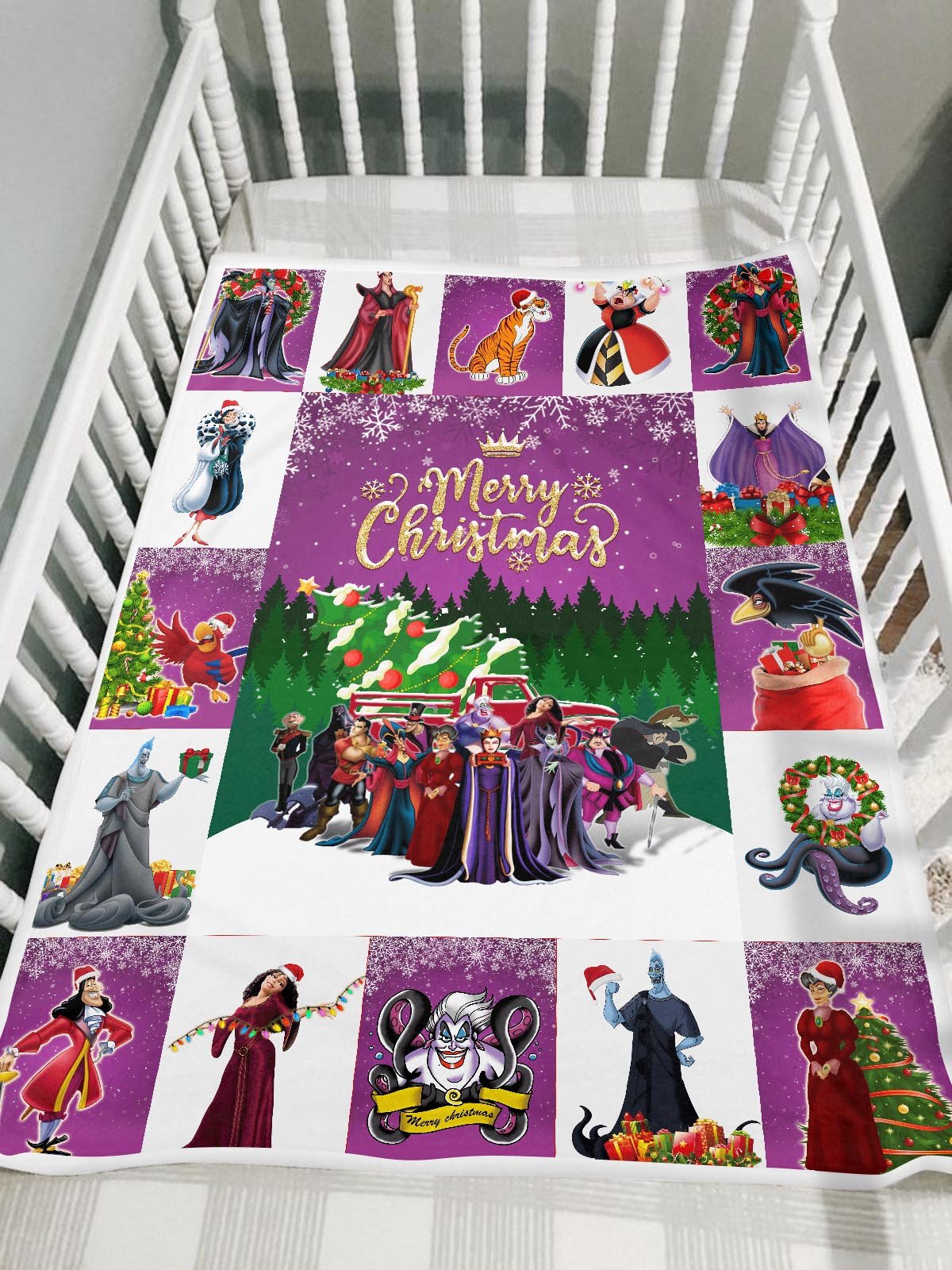 DN Christmas Blanket DN Villains Christmas Blanket