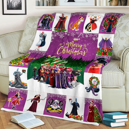 DN Christmas Blanket DN Villains Christmas Blanket