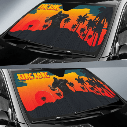 King Kong Windshield Shade King Kong Retro 1933 Car Sun Shade King Kong Car Sun Shade