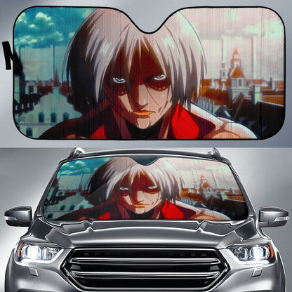 Attack On Titan Windshield Shade Female Titan Car Sun Shade Attack On Titan Car Sun Shade