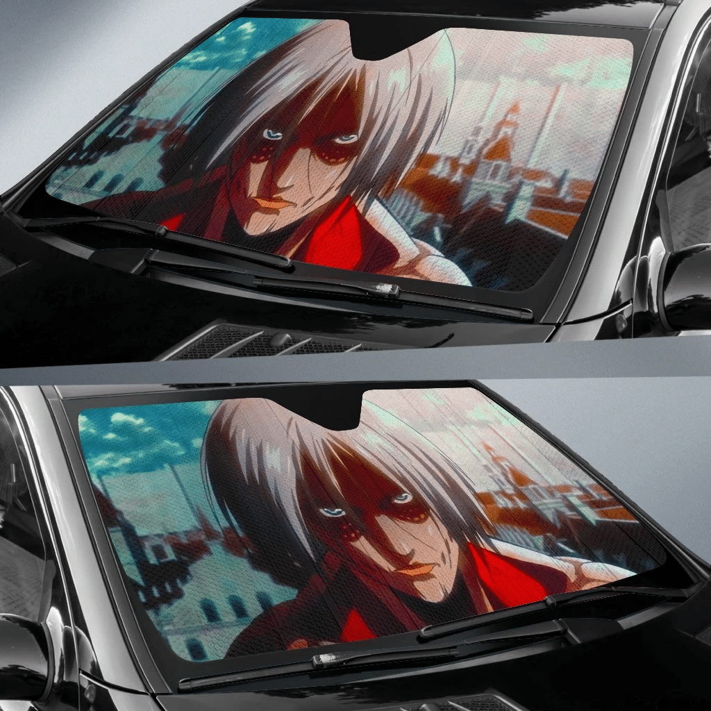 Attack On Titan Windshield Shade Female Titan Car Sun Shade Attack On Titan Car Sun Shade