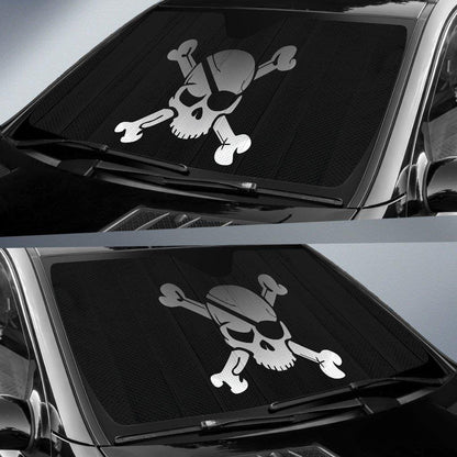 Pirates Of The Caribbean Windshield Shade Prirate Skull and Bones Car Sun Shade Pirates Of The Caribbean Car Sun Shade