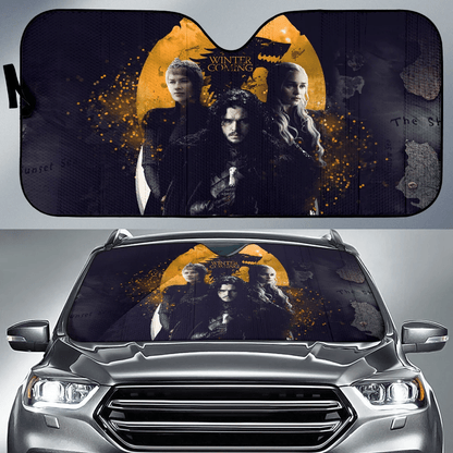 GOT Windshield Shade Daenerys Jon Snow Cersei Lannister Car Sun Shade GOT Car Sun Shade