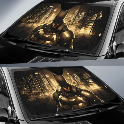 DC Batman  Windshield Shade Batman The Dark Knight Yellow Black Car Sun Shade DC Car Sun Shade