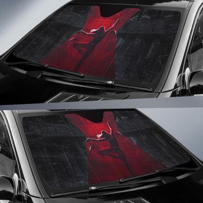 MV Black Widow Windshield Shade MV Black Widow Ballet Black Red Car Sun Shade MV Black Widow Car Sun Shade