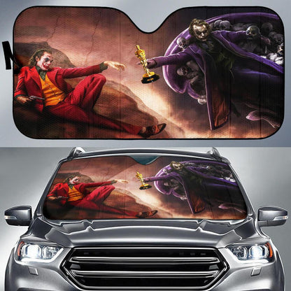 DC Joker Windshield Shade Joker Win Oscar Car Sun Shade DC Joker Car Sun Shade