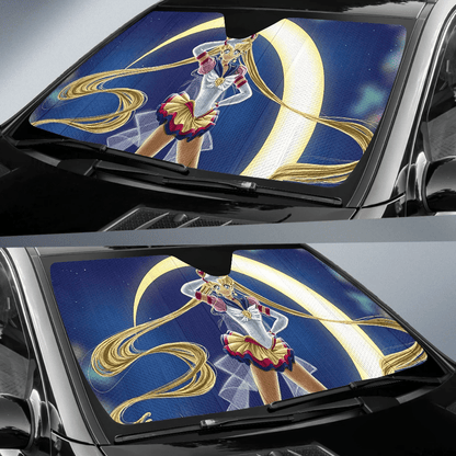 Sailor Moon Windshield Shade Usagi Tsukino Sailor Moon Vintage Car Sun Shade Sailor Moon Car Sun Shade