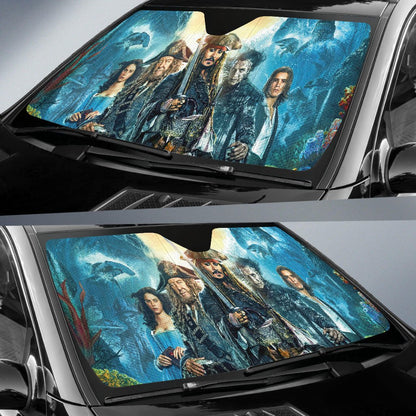 Pirates Of The Caribbean Windshield Shade Pirates Of The Caribbean 5 Car Sun Shade Pirates Of The Caribbean Car Sun Shade