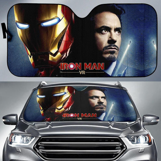 MV Ironman Windshield Shade MV Ironman Tony Stark Car Sun Shade MV Ironman Car Sun Shade