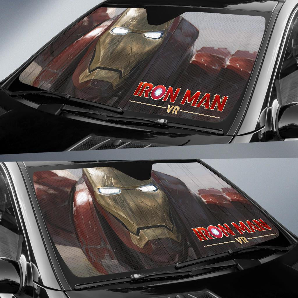 MV Ironman Windshield Shade MV Ironman VR Suit Car Sun Shade MV Ironman Car Sun Shade