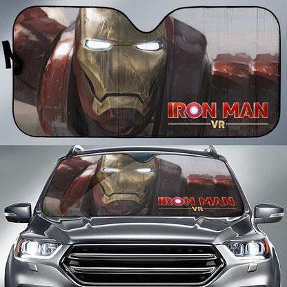 MV Ironman Windshield Shade MV Ironman VR Suit Car Sun Shade MV Ironman Car Sun Shade