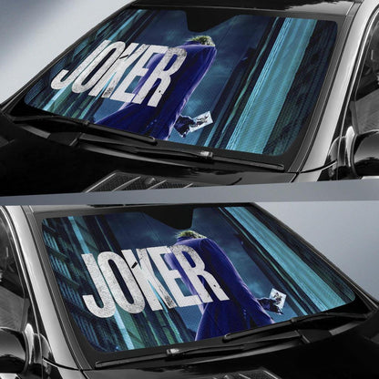 Joker DC Windshield Shade Joker Cool Night City Car Sun Shade Joker DCCar Sun Shade