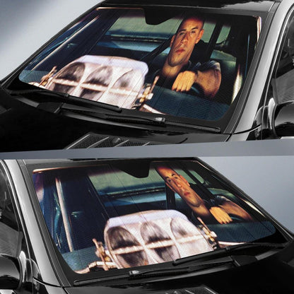 Fast And Furious Windshield Shade Dominic Toretto Driving Car Sun Shade Fast And Furious Car Sun Shade