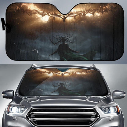 MV Thor Windshield Shade Hela Vs Valkyrie Car Sun Shade MV Thor Car Sun Shade