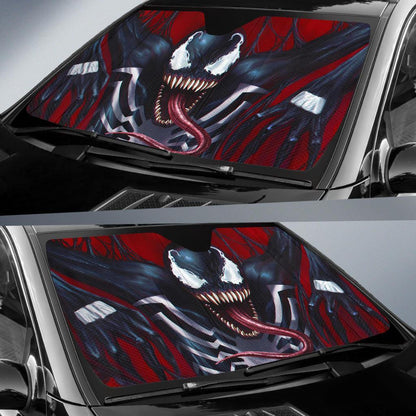 MV Venom Windshield Shade MV Venom Scary Car Sun Shade MV Venom Car Sun Shade