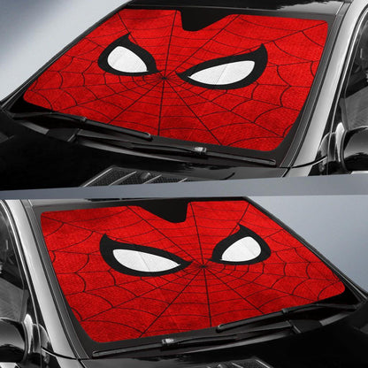 MV Spiderman Windshield Shade Spiderman Face Mask Car Sun Shade MV Spiderman Car Sun Shade