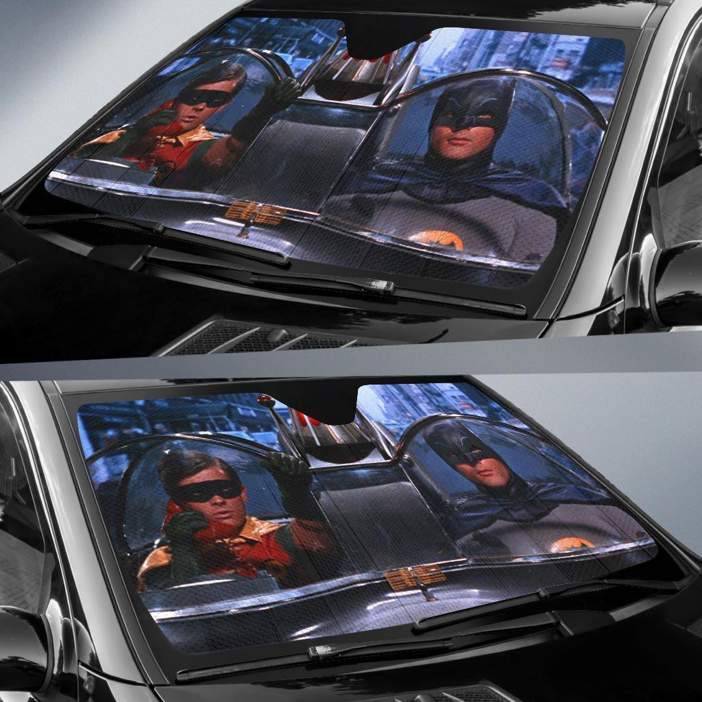 DC Batman Windshield Shade Batman Robin Old Version Car Sun Shade DC Batman Car Sun Shade