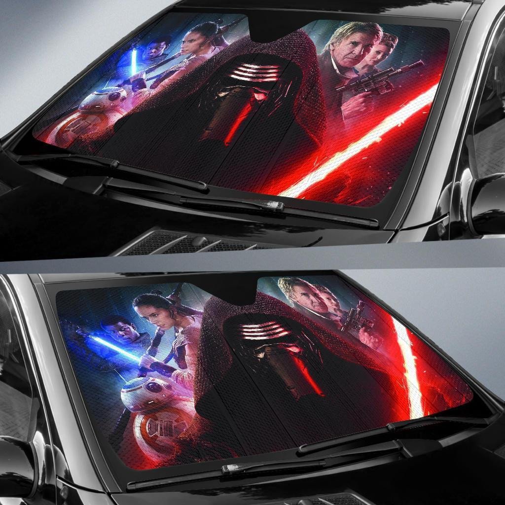 SW Windshield Shade SW The Force Awakens Car Sun Shade SW Car Sun Shade