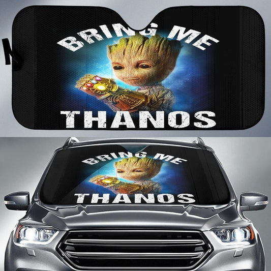 MV Windshield Shade Groot Bring Me Thanos Car Sun Shade MV Car Sun Shade