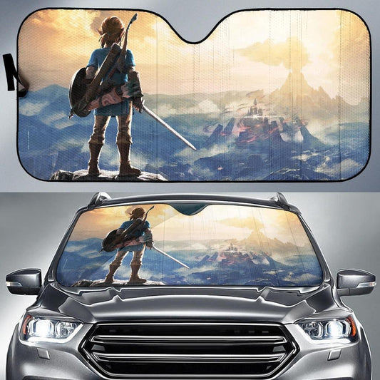 LOZ Windshield Shade LOZ Breath Of The Wild Car Sun Shade LOZ Car Sun Shade