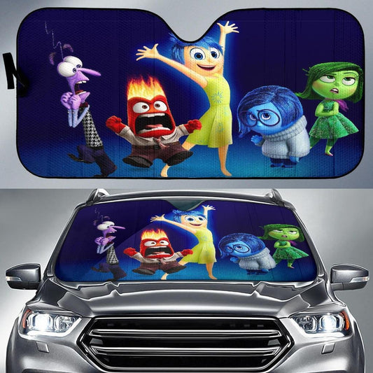 DN Windshield Shade Inside Out Emotions Car Sun Shade DN Car Sun Shade