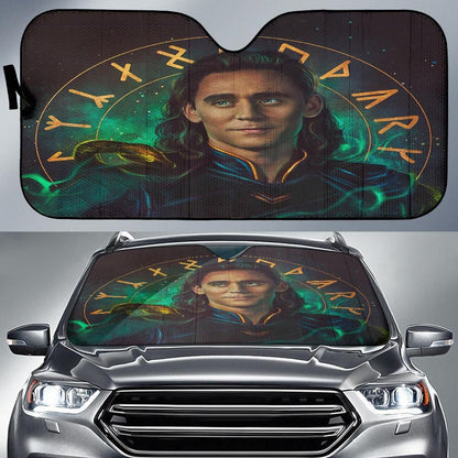 MV Thor Windshield Shade Loki God Of Mischief Sun Shade MV Thor Car Sun Shade